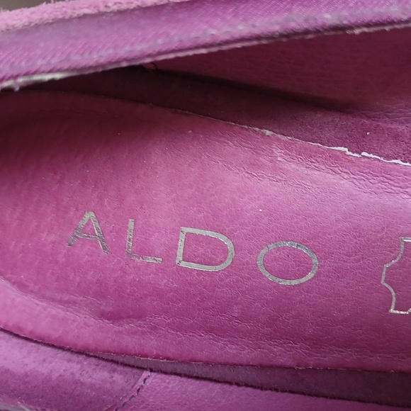 Aldo Purple Suede Hidden Platform Pump- Sz. 38/7.5 - Picture 5 of 16